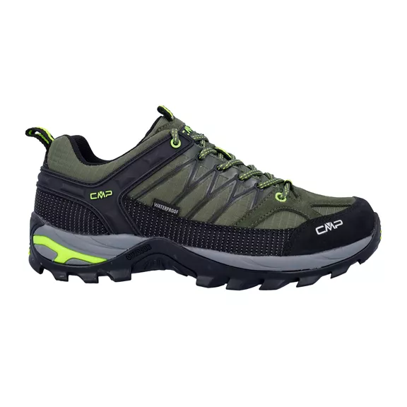 CMP Rigel Low WP férfi trekking cipő, jungle-yellow fluo, 47.