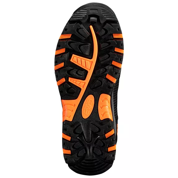 CMP Rigel Mid WP vízálló gyerek túracipő, antracite-fl ash orange, 31