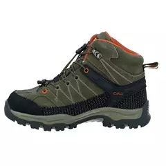 CMP Rigel Mid WP vízálló gyerek túracipő, olive-sage, 28.