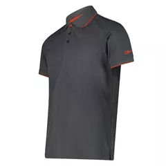 CMP férfi galléros póló, grey, 58.