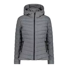 CMP női kapucnis steppelt dzseki, antracite mel, 36.