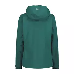 CMP női kapucnis szél és eső dzseki, trek green, 46.