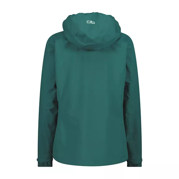 CMP női kapucnis szél és eső dzseki, trek green, 46.