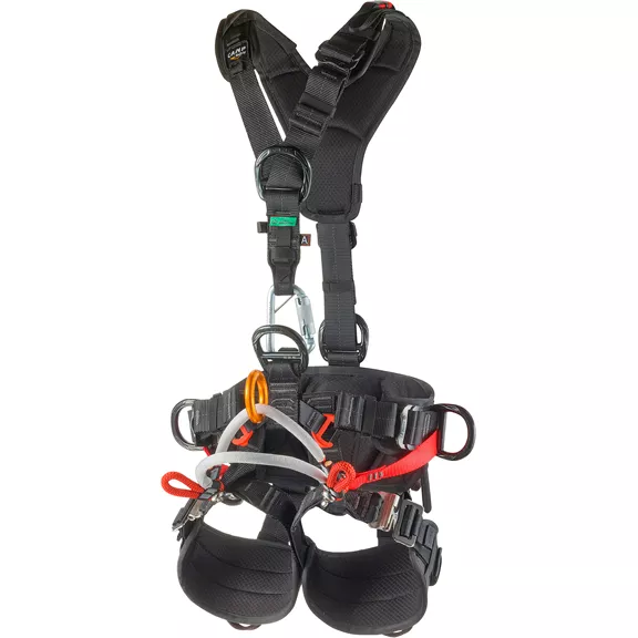 Camp Tree Access ANSI XT famászó heveder vállpánttal, S, derék 80-120 cm, comb, 55-75 cm, 3350 g.