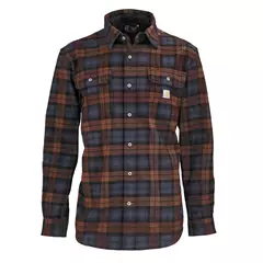 Carhartt Plaid férfi flanel ing, mocha, XL.