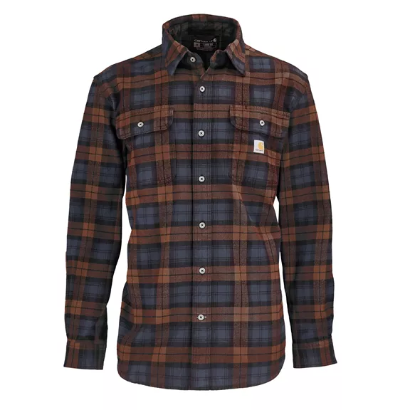 Carhartt Plaid férfi flanel ing, mocha, XXL.