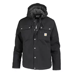 Carhartt Washed Duck Sherpa-Lined férfi dzseki, black, S. Carhartt Washed Duck Sherpa-Lined férfi dzseki, black, S.
