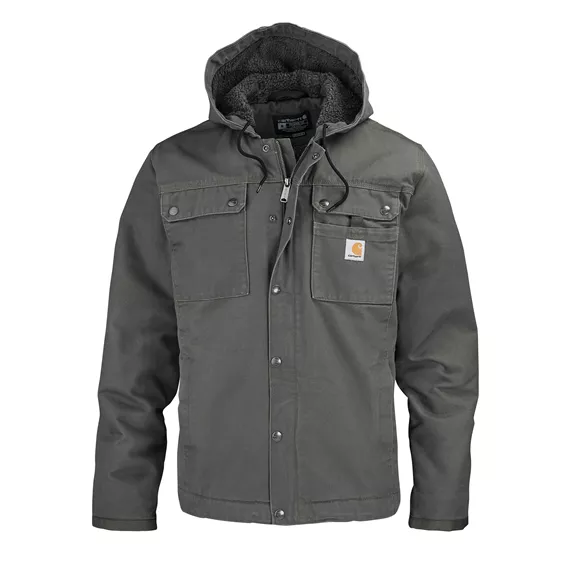 Carhartt Washed Duck Sherpa-Lined férfi dzseki, moss, S.