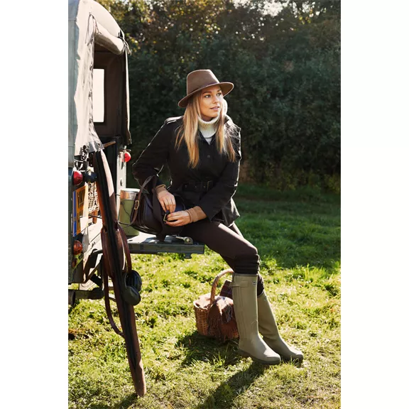 Le Chameau Chasseur Leather gumicsizma, vert vierzon, 47