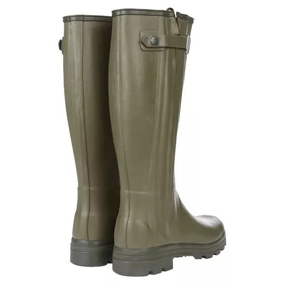Le Chameau Chasseur Leather gumicsizma, vert vierzon, 47