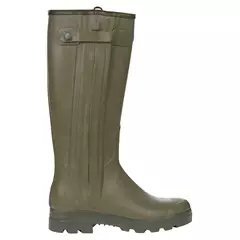 Le Chameau Chasseur Leather gumicsizma, vert vierzon, 47