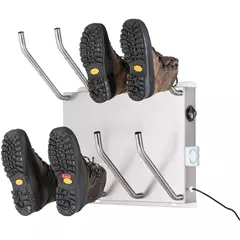 Cipőszárítő 4 párhoz falra, antracit