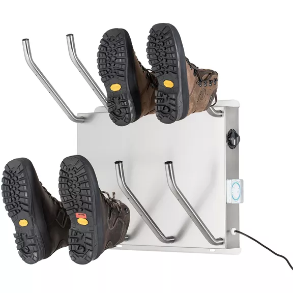 Cipőszárítő 4 párhoz falra, antracit