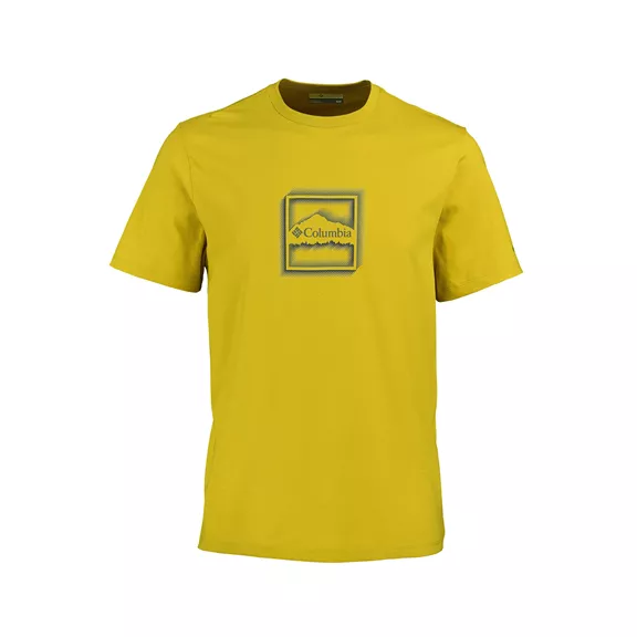 Columbia CSC Seasonal Graphic férfi póló, antique moss-illuminated brand, L.