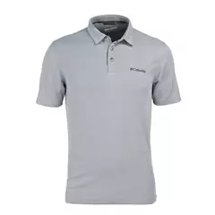 Columbia Nelson Point férfi galléros póló, columbia grey, L.