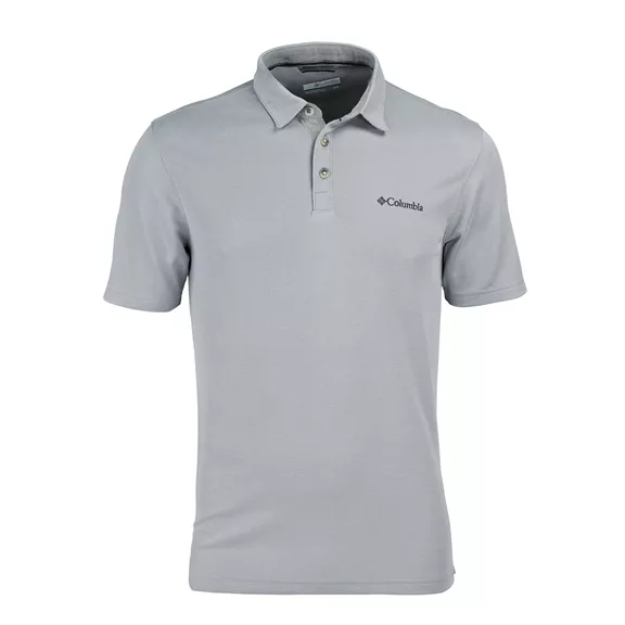 Columbia Nelson Point férfi galléros póló, columbia grey, L.