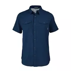 Columbia Utilizer II Solid férfi rövid ujjú ing, collegiate navy, L.