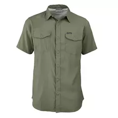 Columbia Utilizer II Solid férfi rövid ujjú ing, stone green, , XXL.