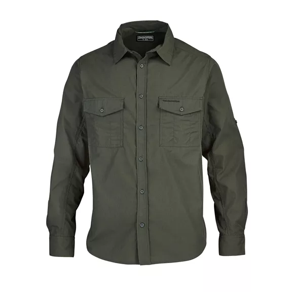 Craghoppers Kiwi Long férfi hosszú ujjú ing, woodland green, XL. Craghoppers Kiwi Long férfi hosszú ujjú ing, woodland green, XL.