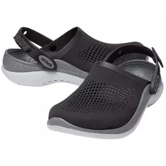 Crocs Clogs LiteRide 360 papucs, black-slate grey, 39/40.