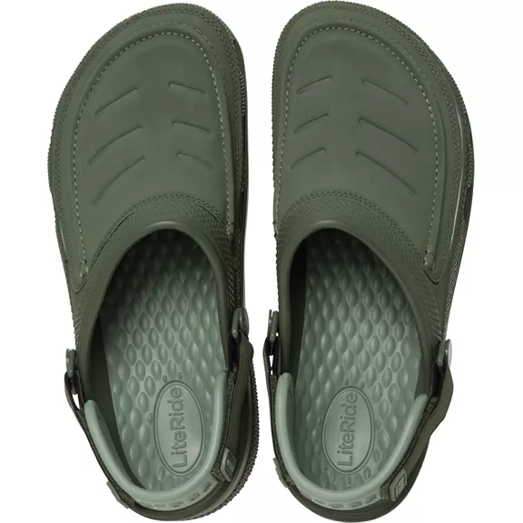 Crocs Clogs Yukon Vista II LiteRide, army green, 43/44.