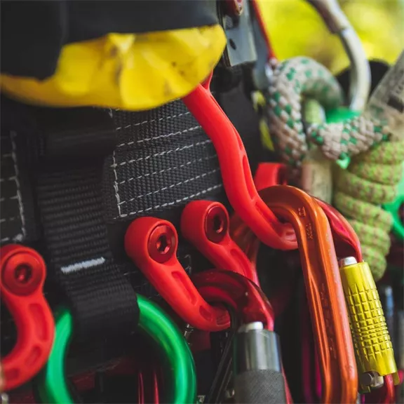DMM Stowaway karabiner tároló, L, 41 x 52 x 93 mm (L x B x H). 25 g