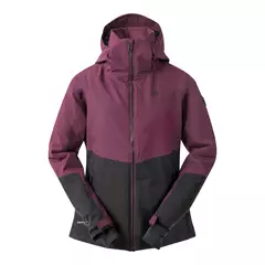 Dare2B Flurry II női bélelt kapucnis dzseki, fig-black, 36.
