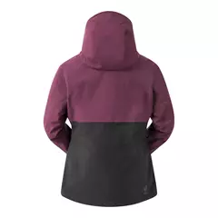 Dare2B Flurry II női bélelt kapucnis dzseki, fig-black, 44.
