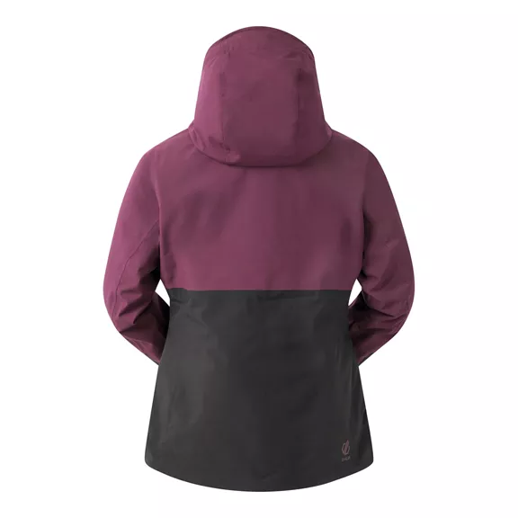 Dare2B Flurry II női bélelt kapucnis dzseki, fig-black, 46.