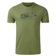 Dare2B Movement III férfi póló, nephrite green solid,  XXL.