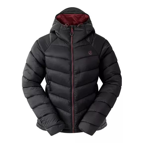 Dare2B Torrek Baffle női steppelt kapucnis dzseki, black, 44.