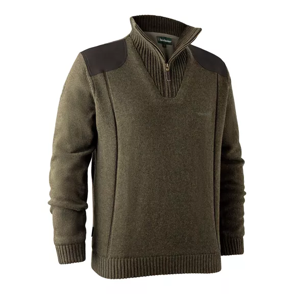 Deerhunter Carlisle magasnyakú kötött pulóver, Cypress, 3XL