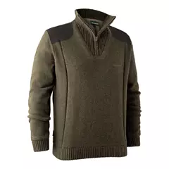 Deerhunter Carlisle magasnyakú kötött pulóver, Cypress, 3XL