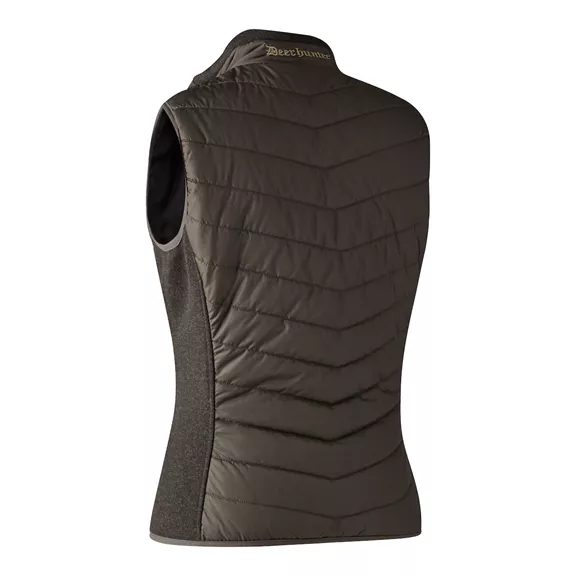 Deerhunter Caroline Padded női steppelt mellény, Brown Leaf, 42