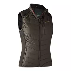 Deerhunter Caroline Padded női steppelt mellény, Brown Leaf, 44