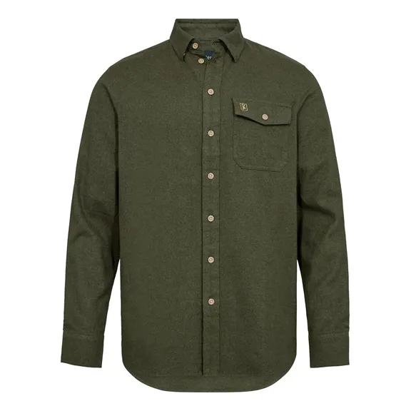 Deerhunter Evan férfi hosszú ujjú ing, forest green, 47/48