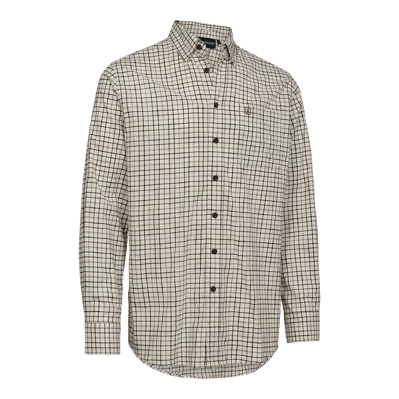 Deerhunter Gavin hosszú ujjú férfi ing, Beige Check, 45/46