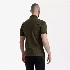 Deerhunter Gunnar galléros póló, Adventure Green Melange, 2XL