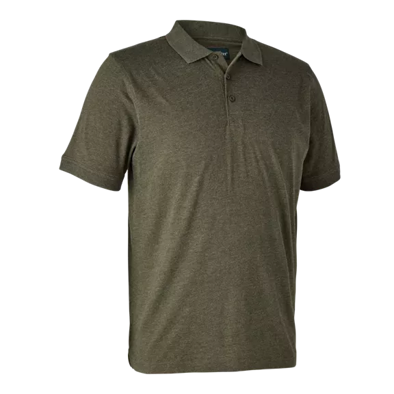 Deerhunter Gunnar galléros póló, Adventure Green Melange, M