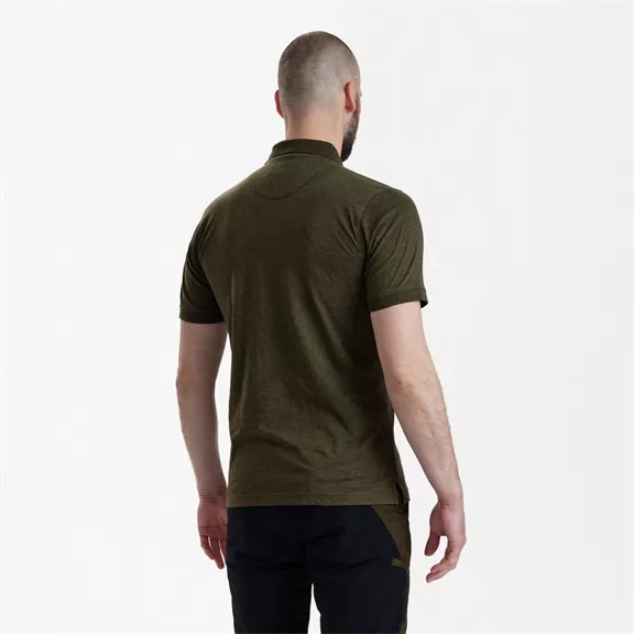 Deerhunter Gunnar galléros póló, Adventure Green Melange, S