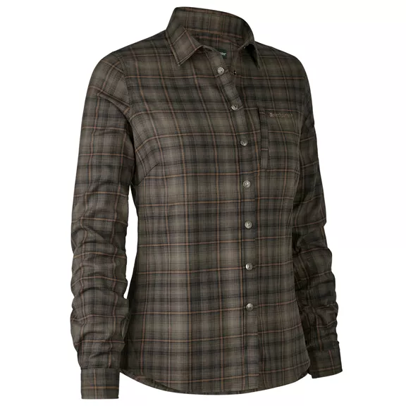 Deerhunter Lady Emery hosszú ujjú blúz, Green check, 46