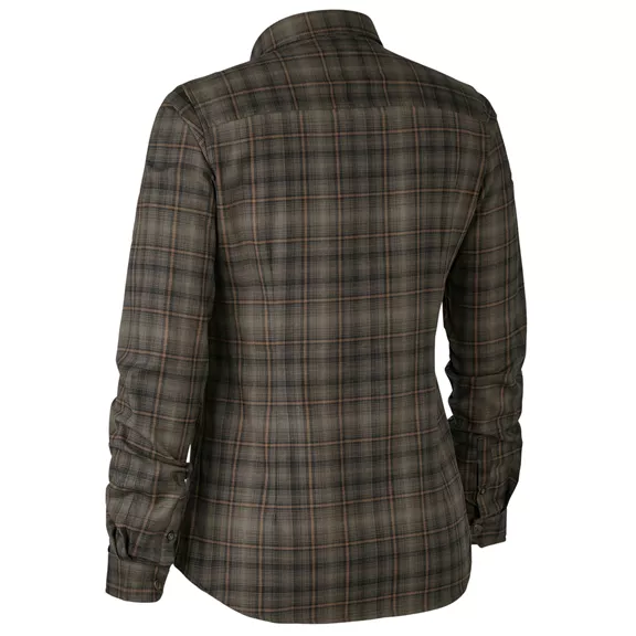 Deerhunter Lady Emery hosszú ujjú blúz, Green check, 46