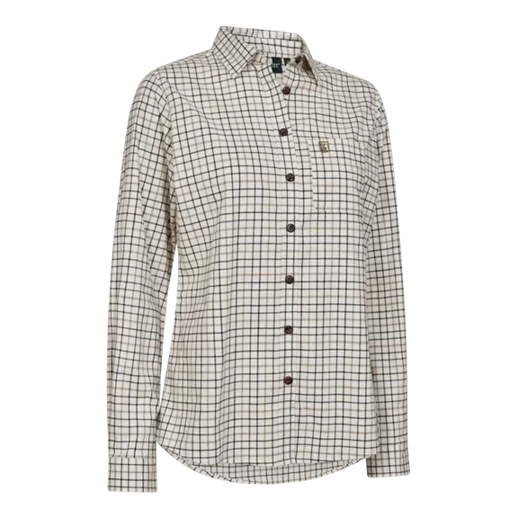 Deerhunter Lady Grace hosszú ujjú blúz, Beige Check, 38