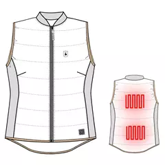 Deerhunter Lady Heat fűthető női mellény, Deep green, 36