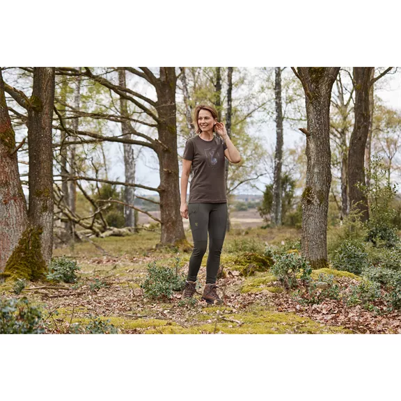 Deerhunter Lady Reinforced Tights, Art green, 46