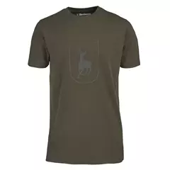 Deerhunter Logo férfi póló, Fallen leaf, S