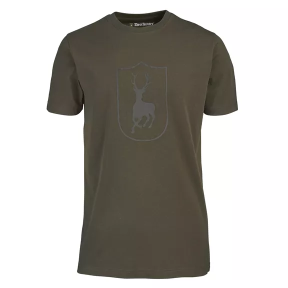 Deerhunter Logo férfi póló, Fallen leaf, S