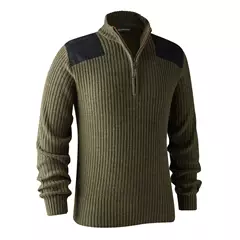 Deerhunter Rogaland kötött pulóver, Adventure Green Melange, S Deerhunter Rogaland kötött pulóver, Adventure Green Melange, S
