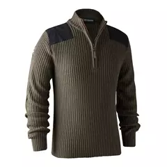 Deerhunter Rogaland kötött pulóver, Brown Leaf Melange, 4XL