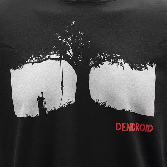 Dendroid Out-Line, férfi póló, fekete, S.
